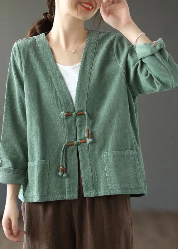 Bohemian Green Tasseled Pockets Patchwork Corduroy Coat Fall Suede Jacket Faux Fur Jacket Puffer Jacket Bohemian Green Tasseled Pockets Patchwork Corduroy Coat Fall Suede Jacket Faux Fur Jacket Puffer Jacket