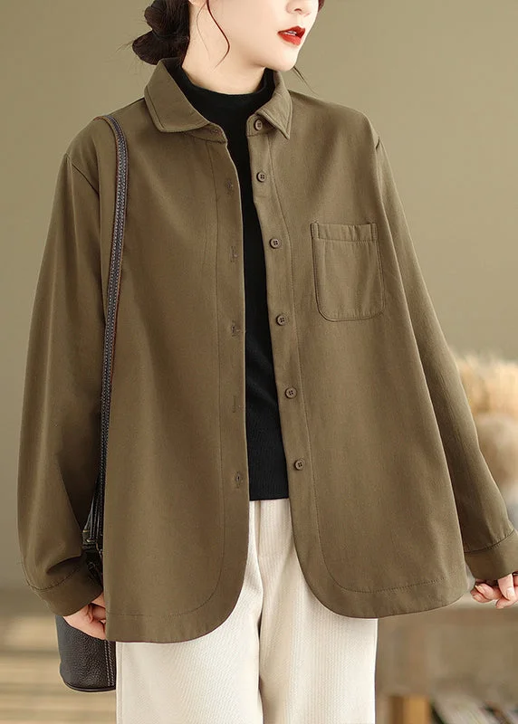 Chocolate Warm Fleece Wool Lined Coat Oversized Pockets Winter Houndstooth Coat Plaid Coat Tartan Coat Chocolate Warm Fleece Wool Lined Coat Oversized Pockets Winter Houndstooth Coat Plaid Coat Tartan Coat