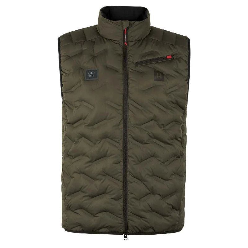 Harkila Clim8 Insulated Waistcoat Trendy Faux Leather Vest