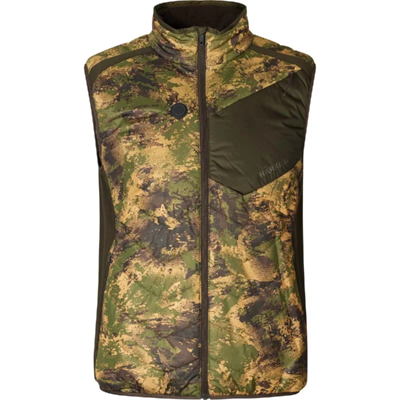 Harkila Heat Camo Waistcoat Warm Knit Waistcoat Jacket