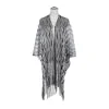 Ivy's Shawl (Black or Silver) Cozy Woolen Shawl Scarf