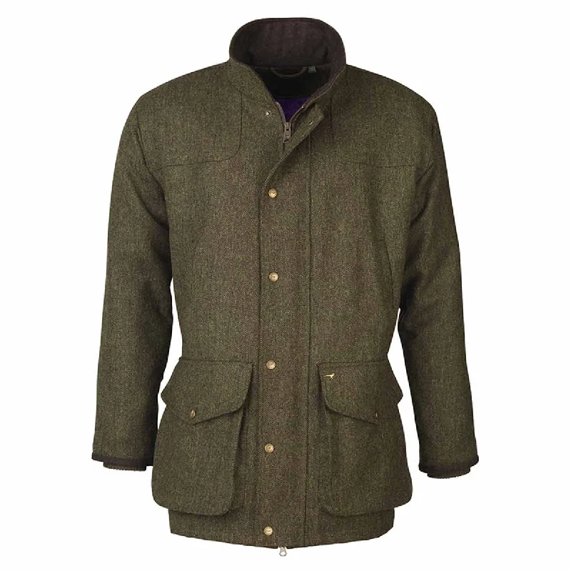 Laksen Kirkton Waterproof Herringbone Tweed Cortham Coat W.CTX Trench Wool Cashmere