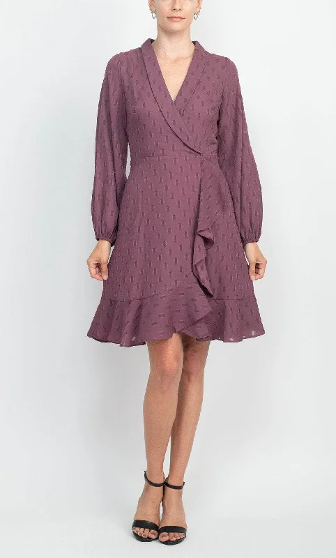 London Times T6075M - Long Sleeve Shawl Collar Cocktail Dress Cozy Wool Shawl Poncho London Times T6075M - Long Sleeve Shawl Collar Cocktail Dress Cozy Wool Shawl Poncho