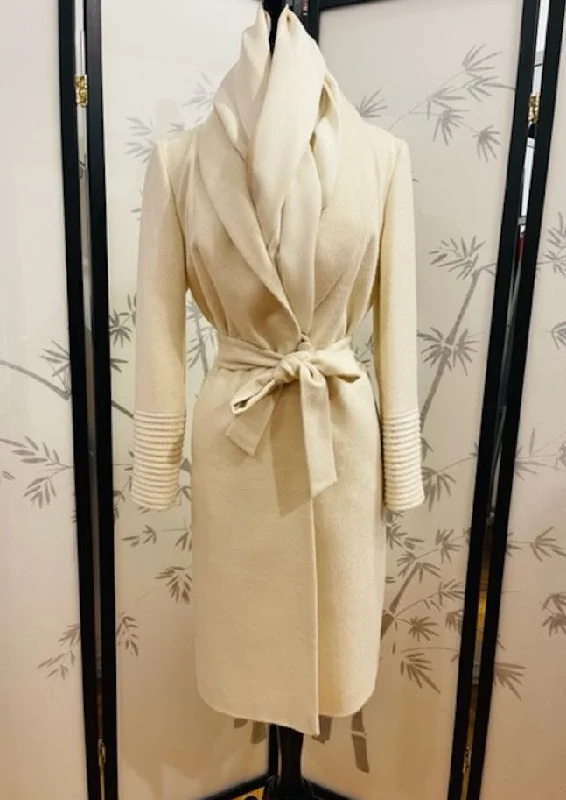 Cielo Shawl Collar Coat Comfortable Cotton Shawl Wrap