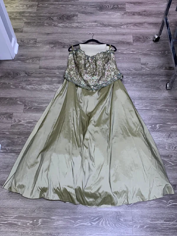 Jovani Beaded With Shawl Evening Dress - size 16 Chic Cotton Shawl Wrap