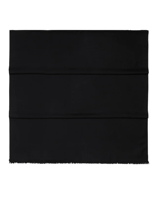 Women's Pashmina Cashmere Shawl Black Fashionable Shawl with Tassels