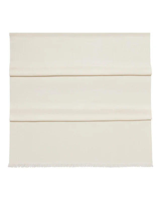 Women's Pashmina Cashmere Shawl New Ivory White Cozy Knit Shawl Scarf