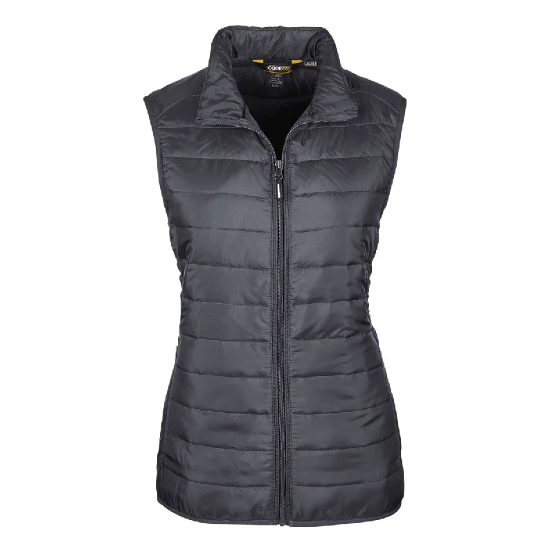 Core 365 Women's Carbon Prevail Packable Puffer Vest Elegant Vest Coat