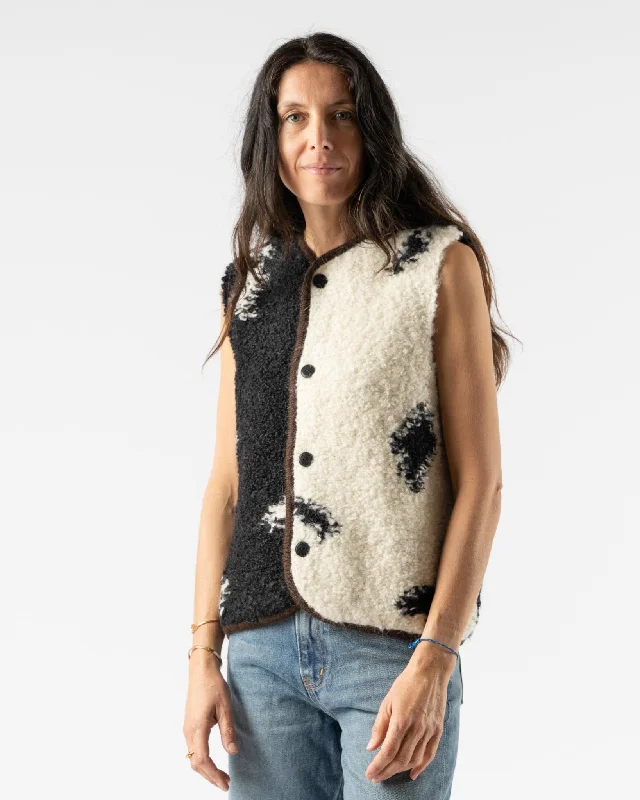 Cordera Wool & Mohair Blotch Waistcoat Classic Wool Waistcoat Vest