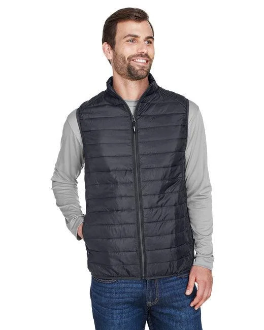 CORE365 Men's Prevail Packable Puffer Vest CE702 Elegant Duster Vest
