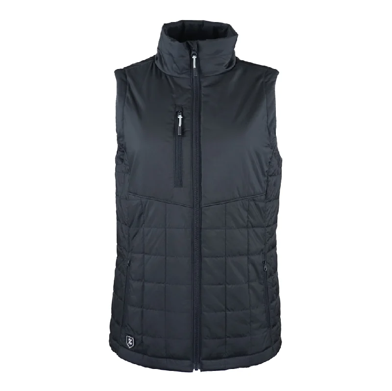 Zusa Women's Black St. Cloud Puffer Vest Office Blazer Vest