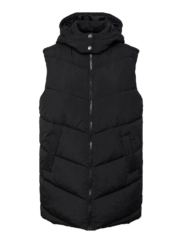 Pieces Jamilla - Puffer vest Chic Long Vest