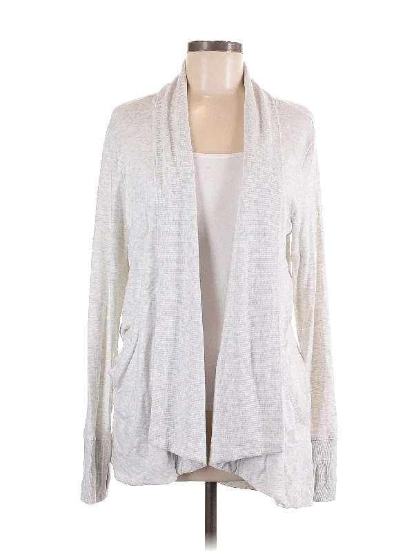 Cardigan Ribbed Striped Patterned
