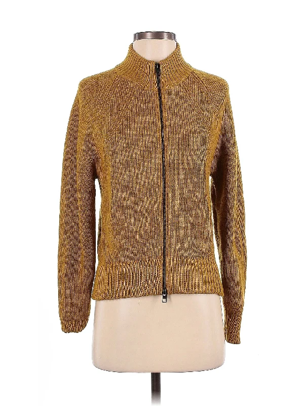 Cardigan Notch Collar Peter Pan Collar Cowl Neck