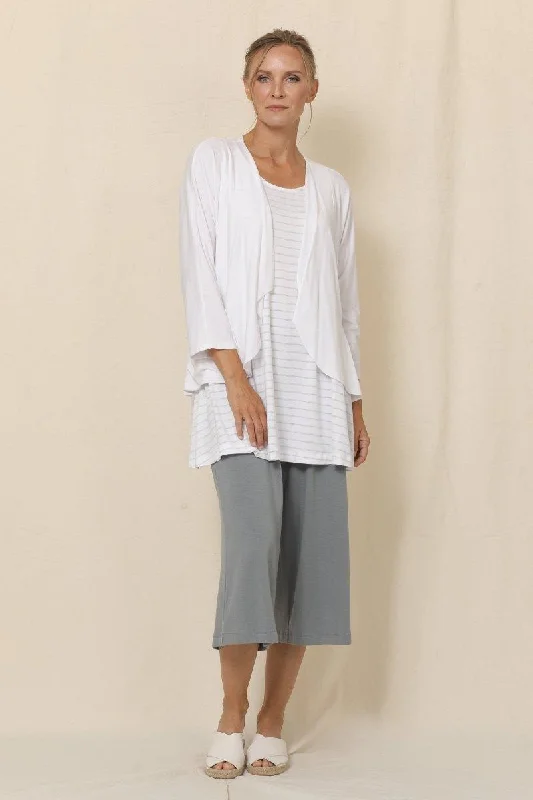 Casis Cardigan - B55620 Collared Crew Neck Turtle Neck