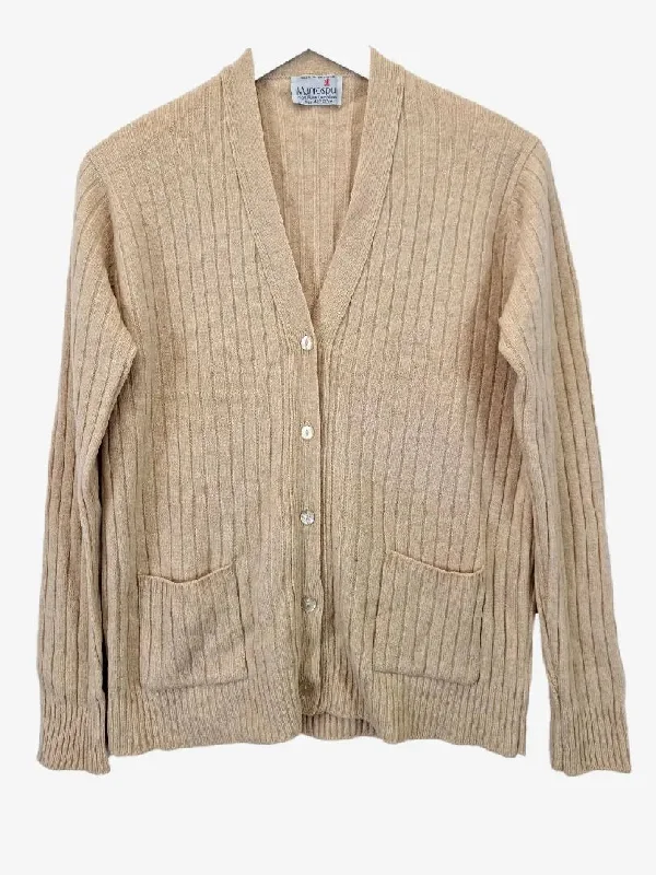 Munrospun Sand Ribbed Everyday Lambswool Cardigan Size 14 Terry Blend Velvet Blend Canvas Blend Munrospun Sand Ribbed Everyday Lambswool Cardigan Size 14 Terry Blend Velvet Blend Canvas Blend