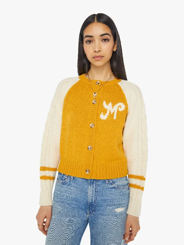 The Concert Cardigan - M For MOTHER Boat Neck Shawl Collar Notched Collar
